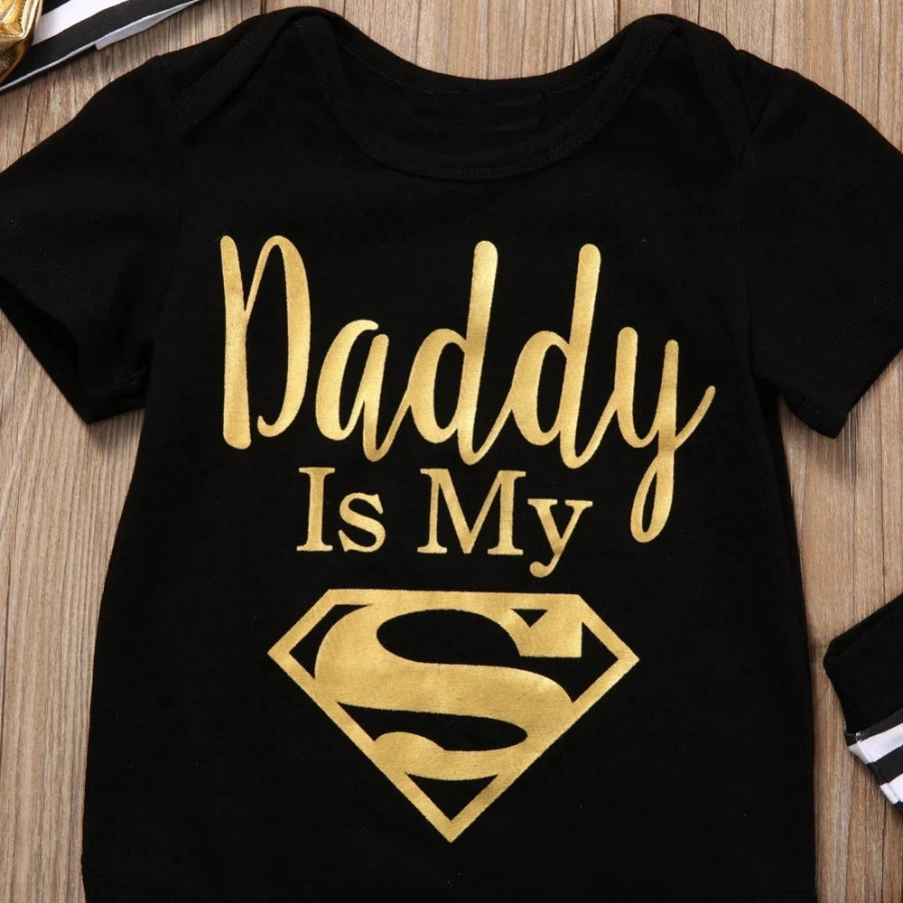 "Daddy is my" Strampler