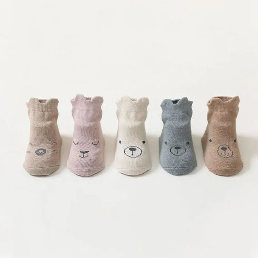 5er Pack Rutschfeste Baby/ Kleinkind Socken