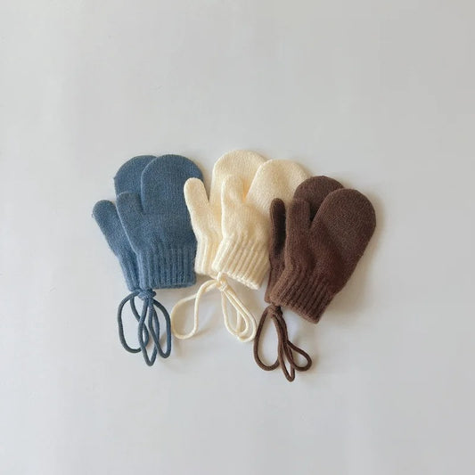 Strick Fäustlinge für Babys und Kleinkinder