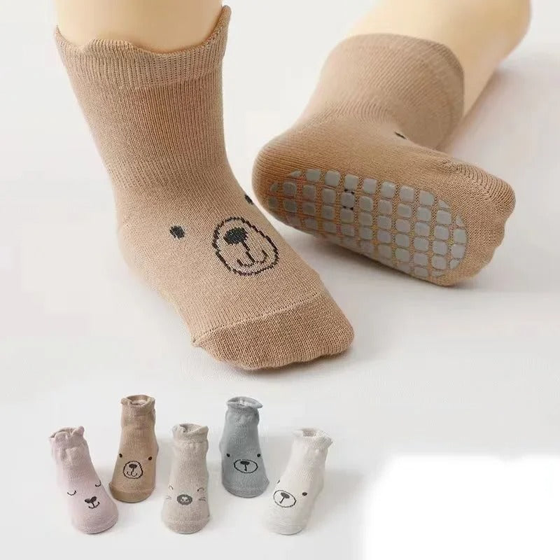 5er Pack Rutschfeste Baby/ Kleinkind Socken