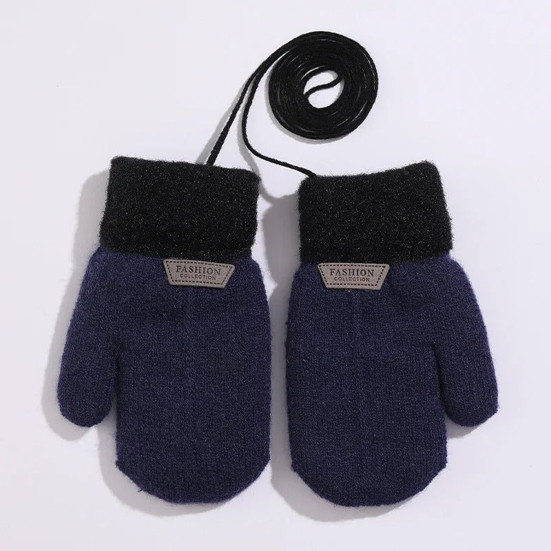 Gefütterte Fließ Fäustlinge für Kleinkinder