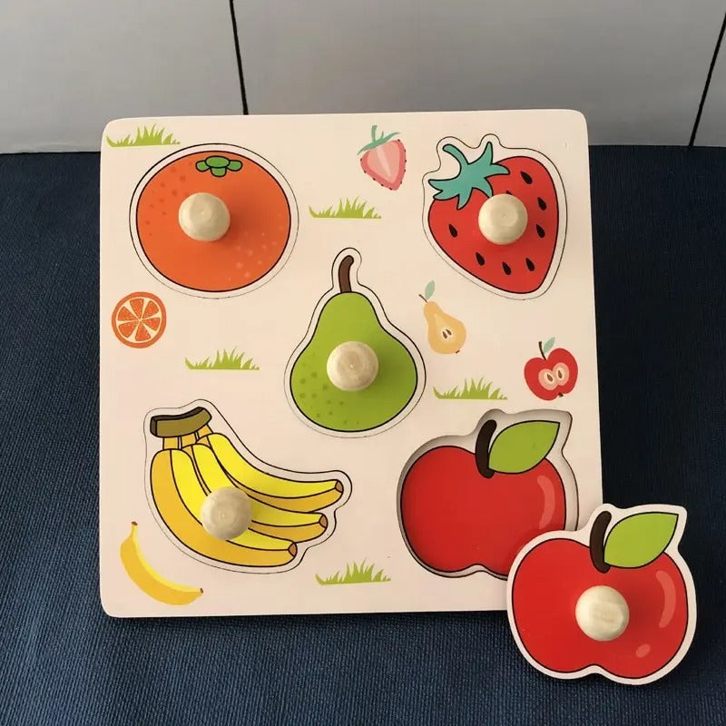 Montessori Früherziehungs Frucht Puzzle