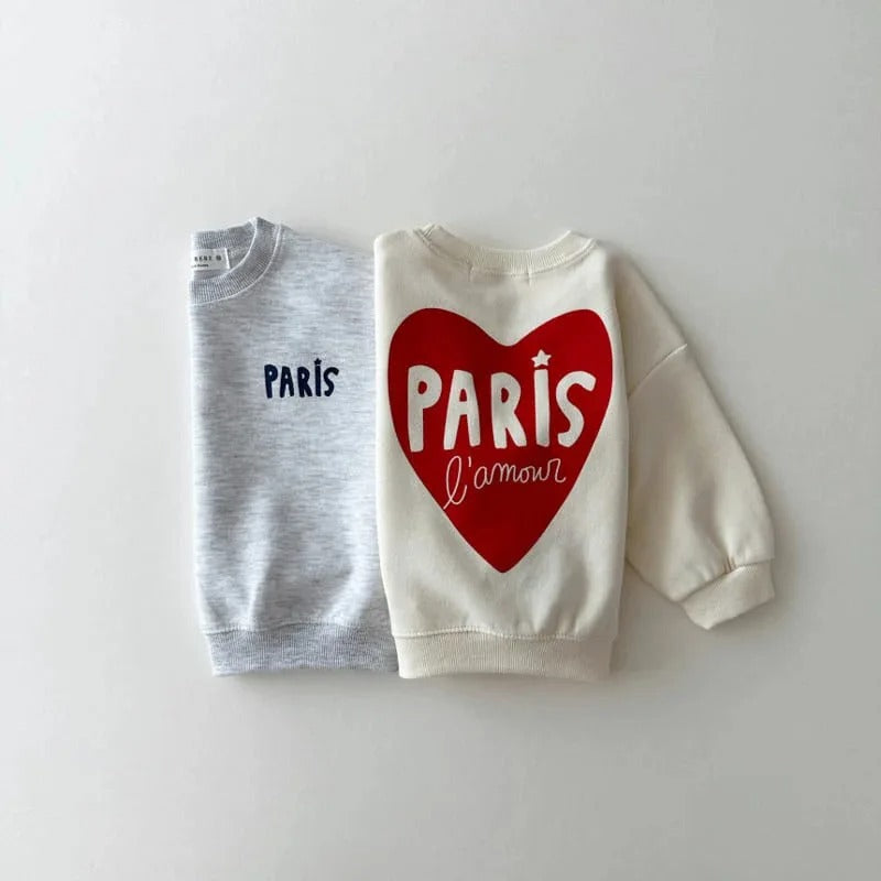 Kleinkind Sweater "Paris l'amour"