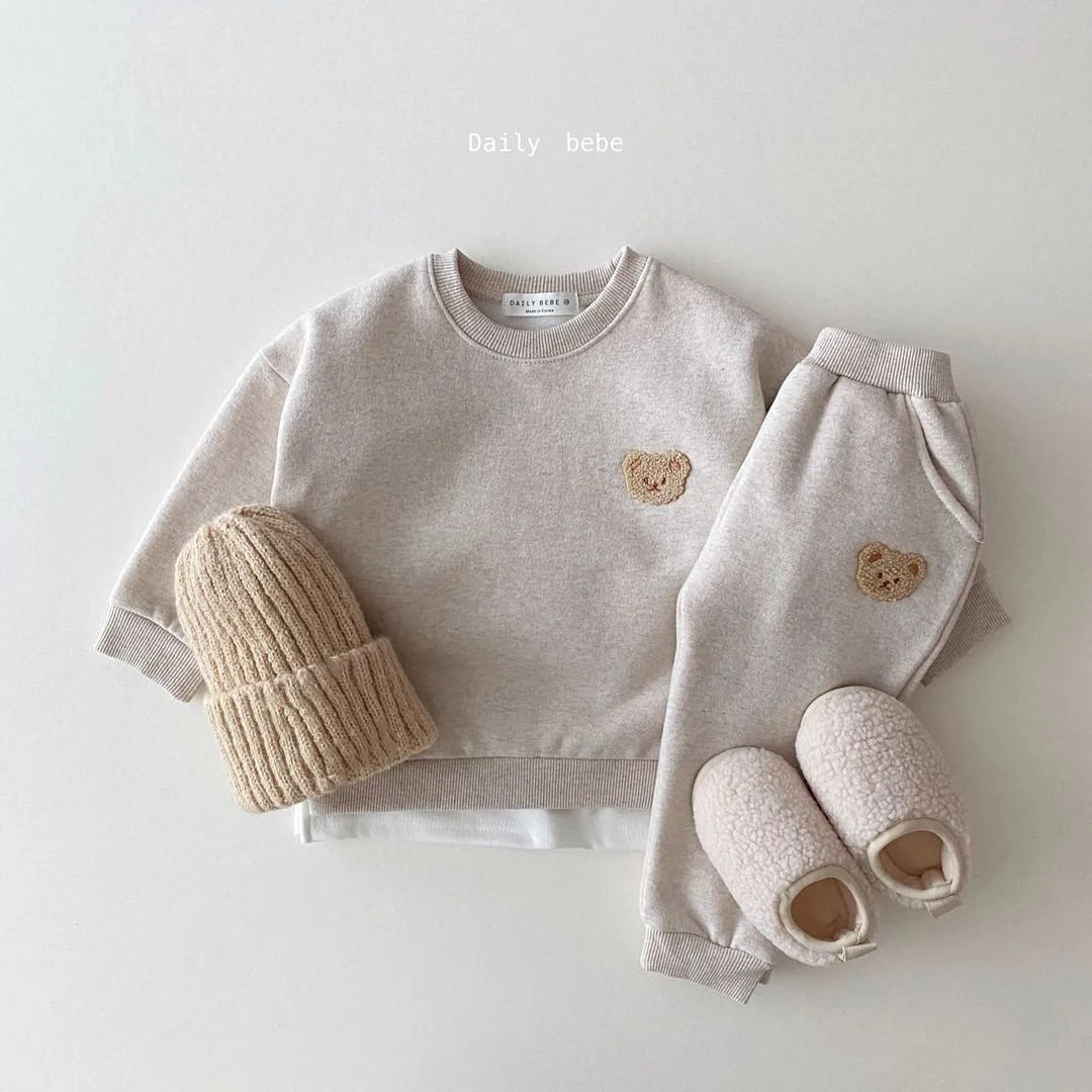Jogging Set mit Teddy