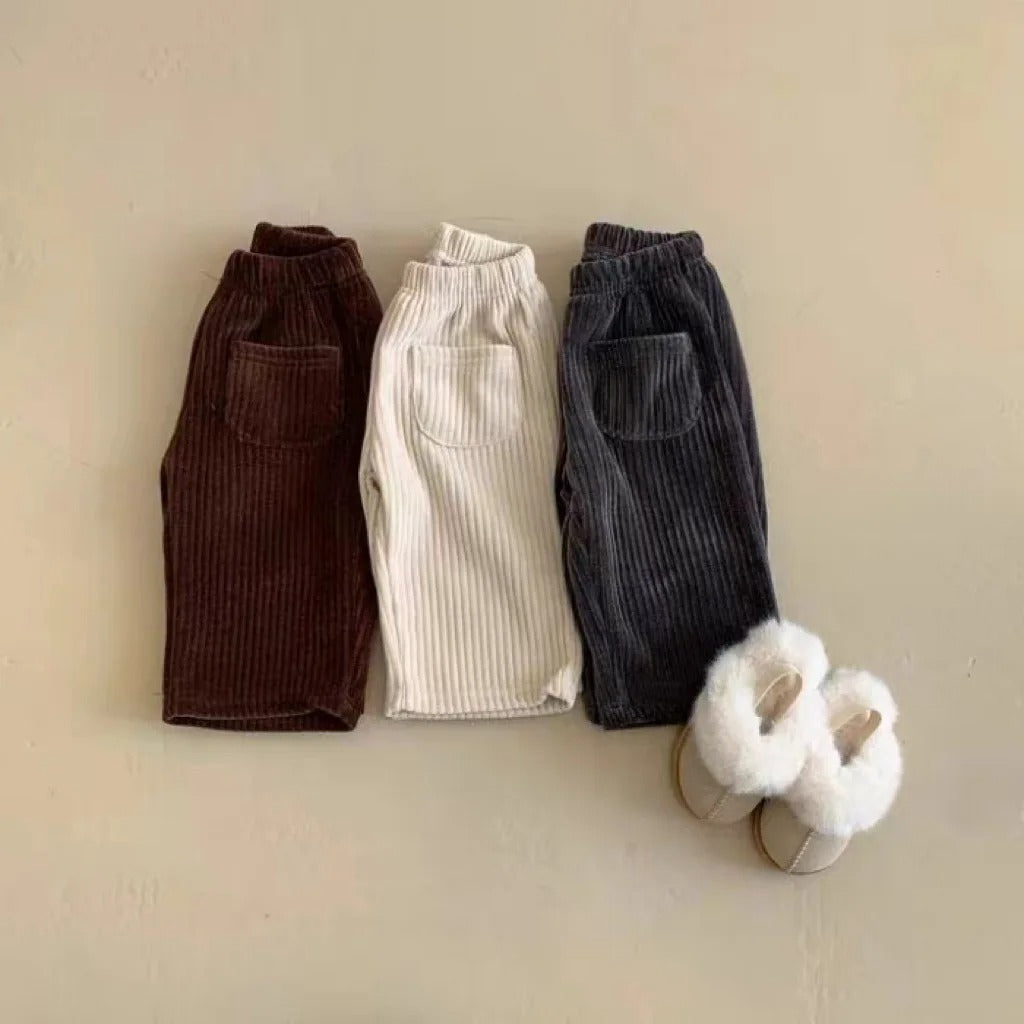 Gerippte Loose Fit Hose