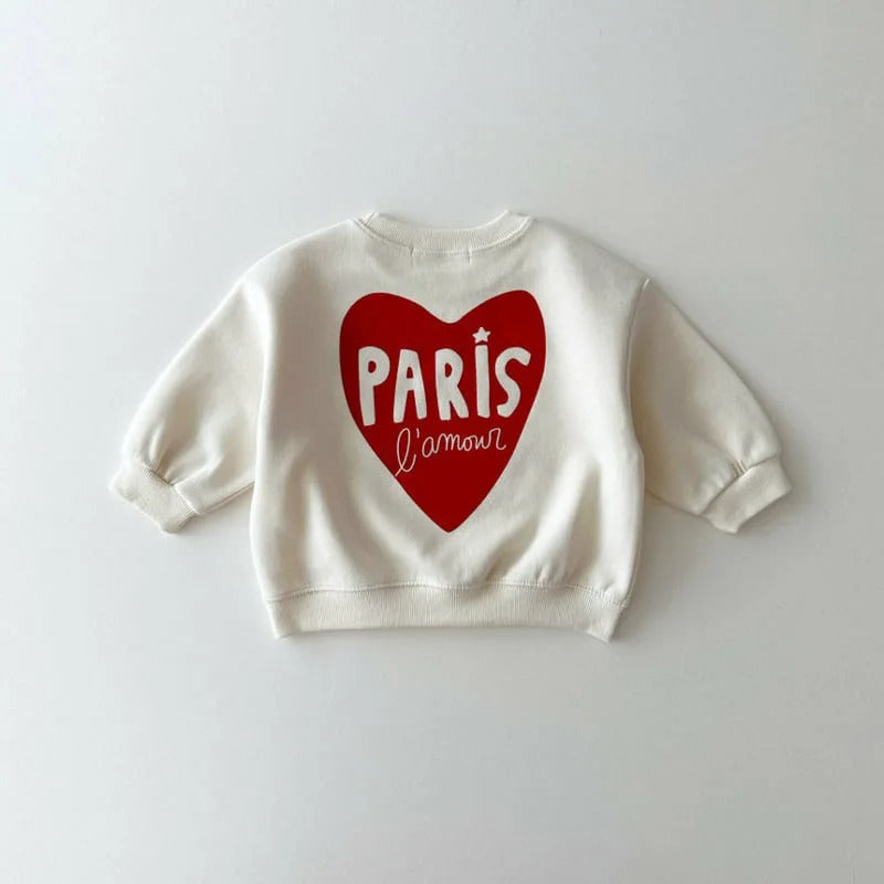 Kleinkind Sweater "Paris l'amour"