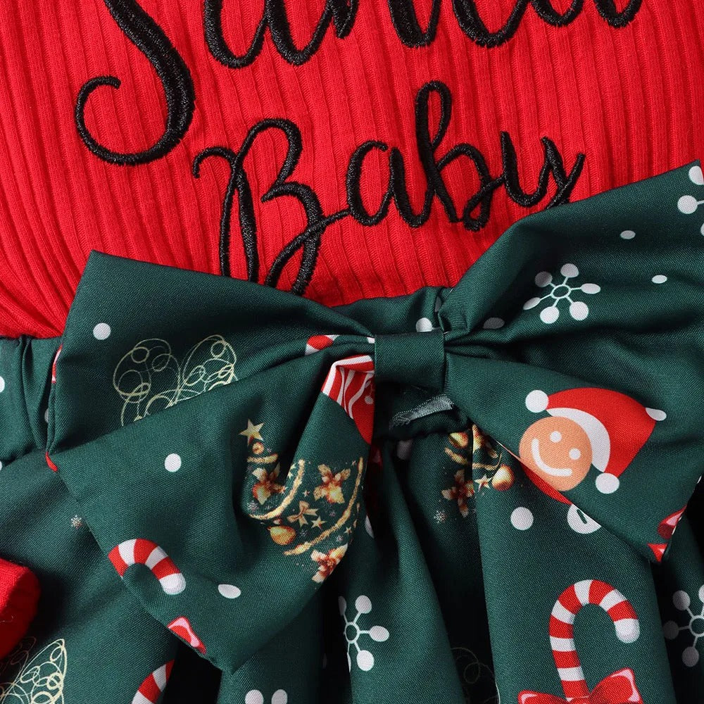 "Santa Baby" Kleid mit Schleife