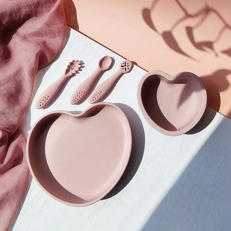 Silikon-Geschirrset für Kleinkinder