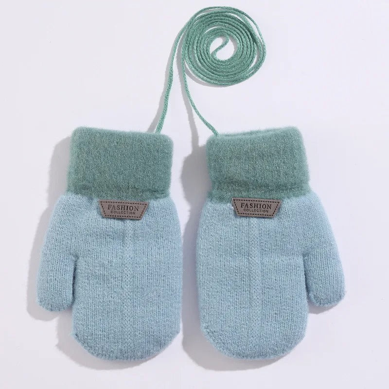 Gefütterte Fließ Fäustlinge für Kleinkinder